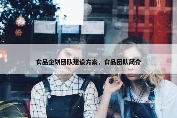 食品企划团队建设方案，食品团队简介