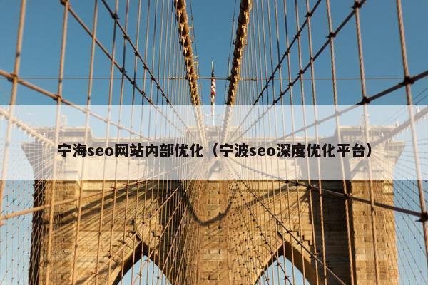 宁海seo网站内部优化（宁波seo深度优化平台）