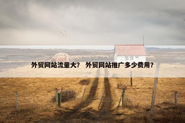 外贸网站流量大？ 外贸网站推广多少费用？