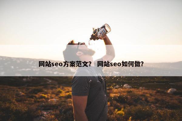 网站seo方案范文？ 网站seo如何做？