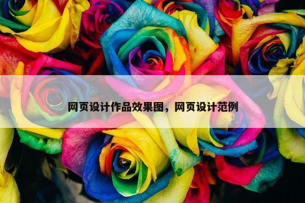 网页设计作品效果图，网页设计范例