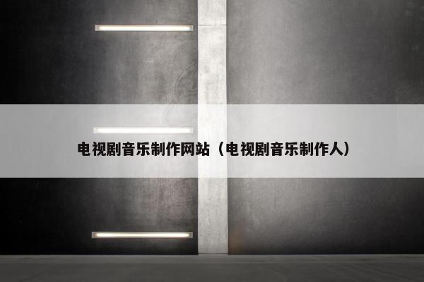 电视剧音乐制作网站（电视剧音乐制作人）