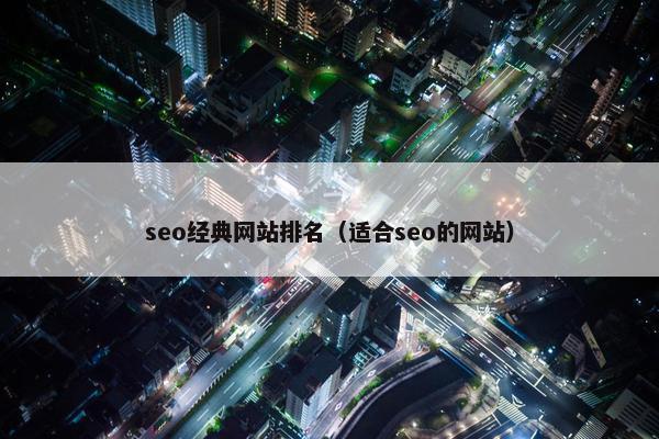 seo经典网站排名（适合seo的网站）