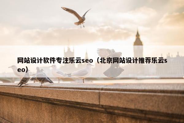 网站设计软件专注乐云seo（北京网站设计推荐乐云seo）