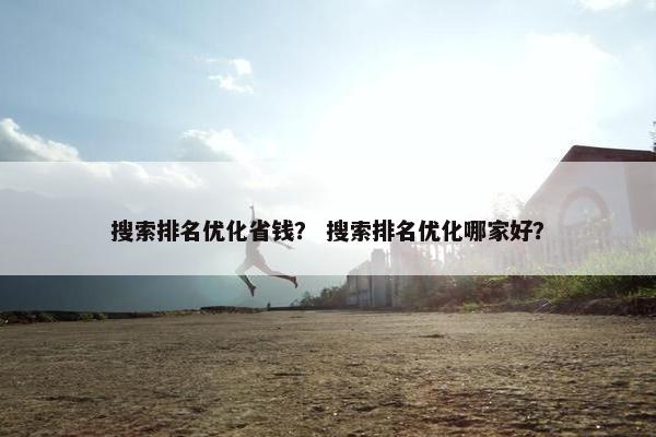 搜索排名优化省钱？ 搜索排名优化哪家好？