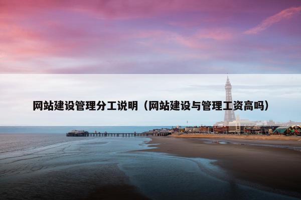网站建设管理分工说明（网站建设与管理工资高吗）