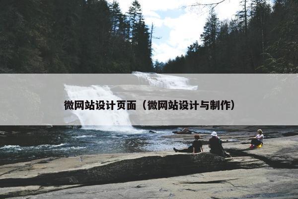 微网站设计页面（微网站设计与制作）