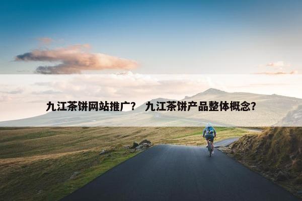 九江茶饼网站推广？ 九江茶饼产品整体概念？