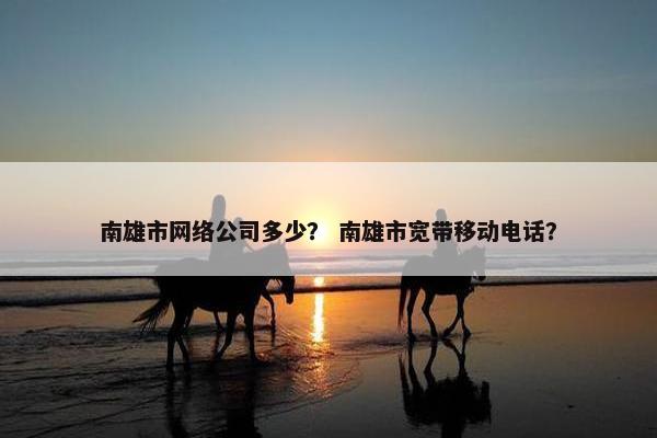 南雄市网络公司多少？ 南雄市宽带移动电话？