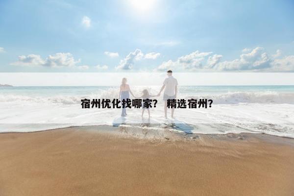 宿州优化找哪家？ 精选宿州？