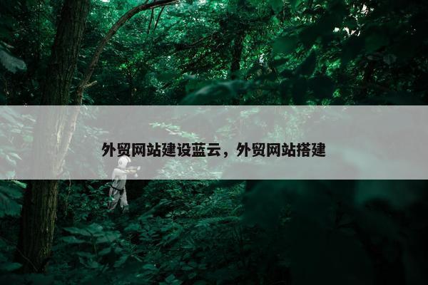 外贸网站建设蓝云，外贸网站搭建