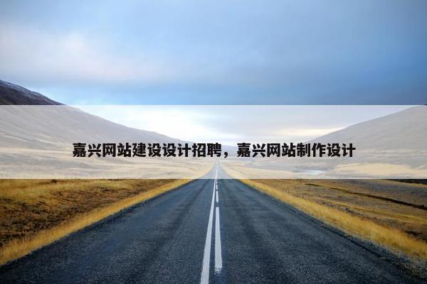 嘉兴网站建设设计招聘，嘉兴网站制作设计