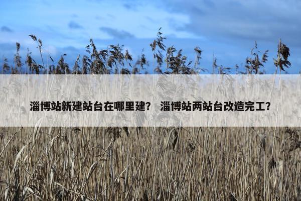 淄博站新建站台在哪里建？ 淄博站两站台改造完工？