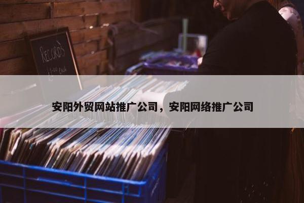 安阳外贸网站推广公司，安阳网络推广公司