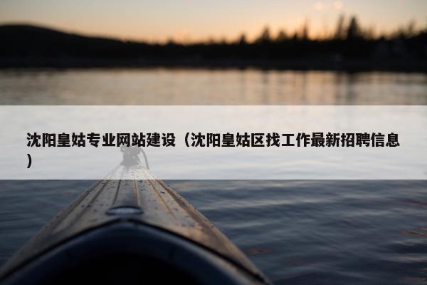 沈阳皇姑专业网站建设（沈阳皇姑区找工作最新招聘信息）