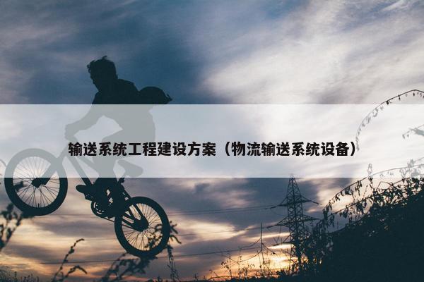 输送系统工程建设方案（物流输送系统设备）
