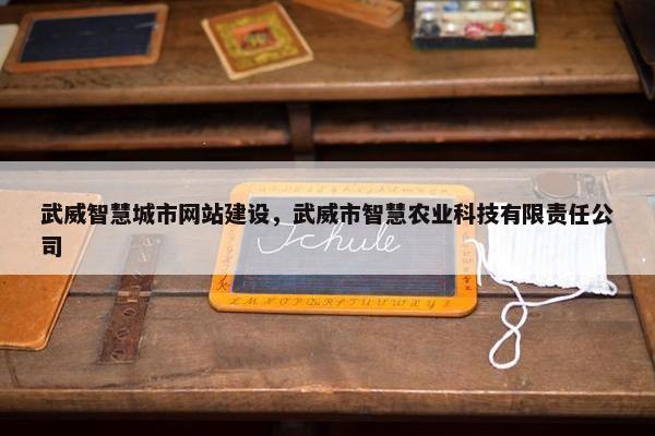武威智慧城市网站建设，武威市智慧农业科技有限责任公司