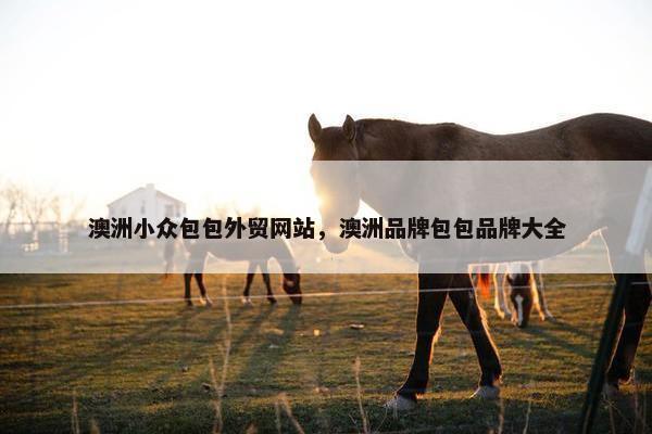 澳洲小众包包外贸网站，澳洲品牌包包品牌大全