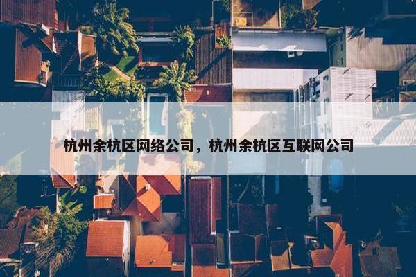 杭州余杭区网络公司，杭州余杭区互联网公司