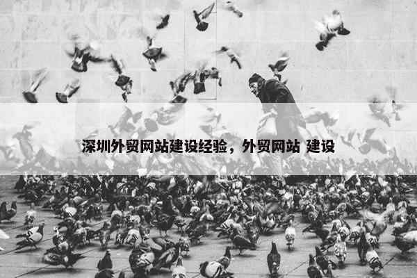深圳外贸网站建设经验，外贸网站 建设
