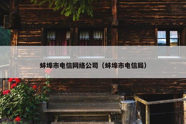 蚌埠市电信网络公司（蚌埠市电信局）