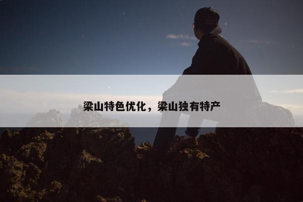 梁山特色优化，梁山独有特产