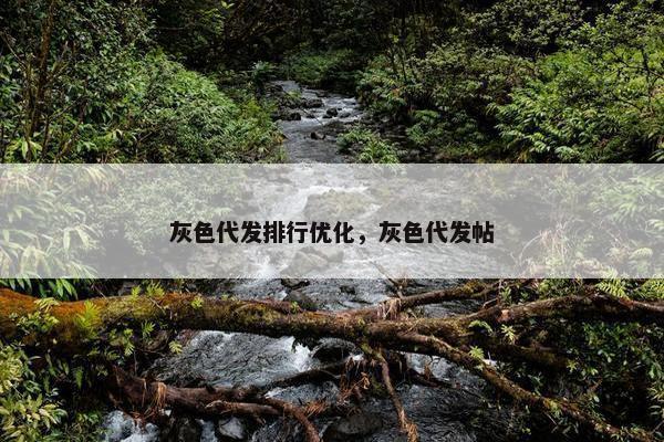 灰色代发排行优化，灰色代发帖