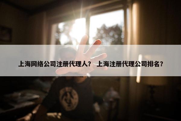 上海网络公司注册代理人？ 上海注册代理公司排名？