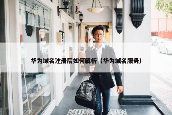 华为域名注册后如何解析（华为域名服务）