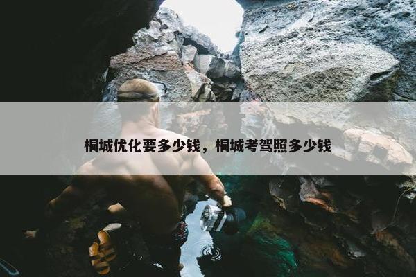 桐城优化要多少钱，桐城考驾照多少钱