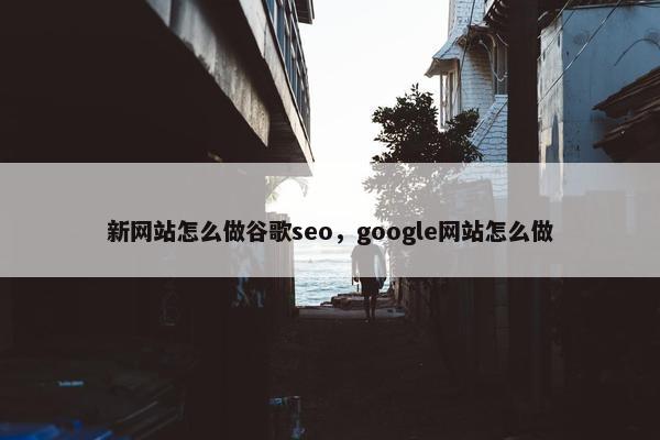 新网站怎么做谷歌seo，google网站怎么做