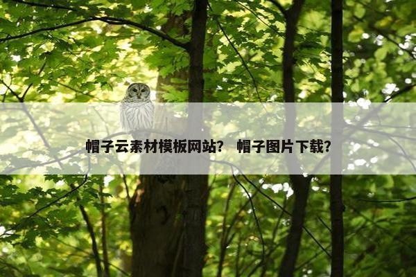 帽子云素材模板网站？ 帽子图片下载？