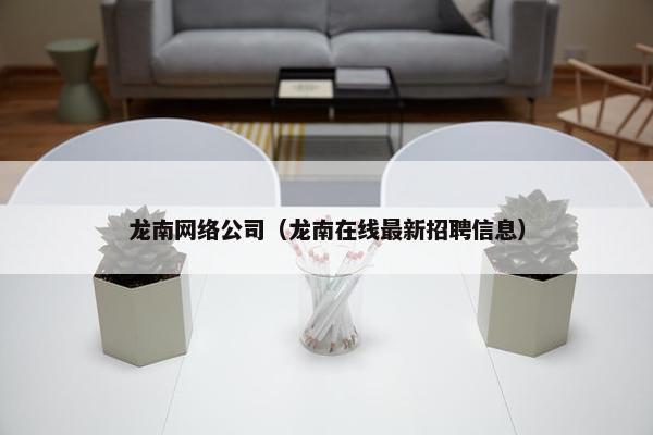 龙南网络公司（龙南在线最新招聘信息）