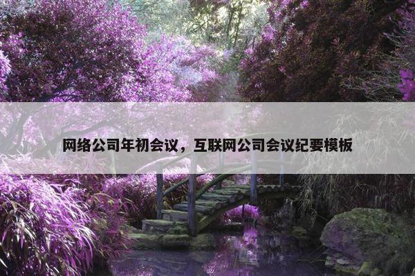 网络公司年初会议，互联网公司会议纪要模板