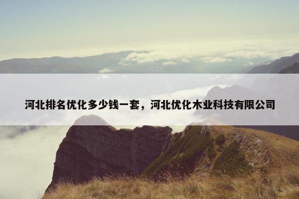 河北排名优化多少钱一套，河北优化木业科技有限公司