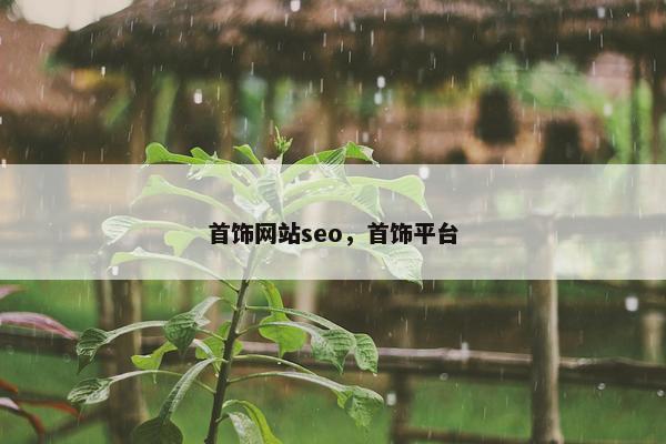 首饰网站seo，首饰平台