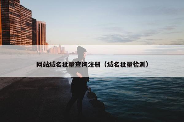 网站域名批量查询注册（域名批量检测）