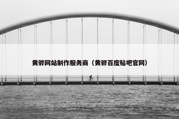 黄骅网站制作服务商（黄骅百度贴吧官网）