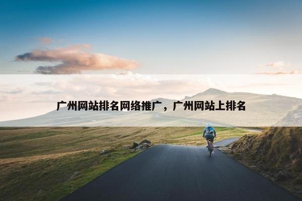 广州网站排名网络推广，广州网站上排名