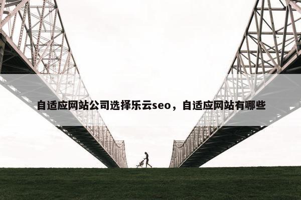 自适应网站公司选择乐云seo，自适应网站有哪些
