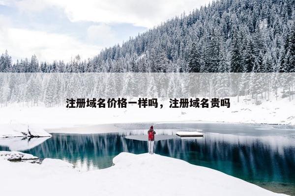 注册域名价格一样吗，注册域名贵吗