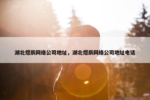 湖北煜辰网络公司地址，湖北煜辰网络公司地址电话