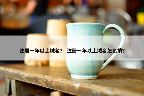 注册一年以上域名？ 注册一年以上域名怎么填？