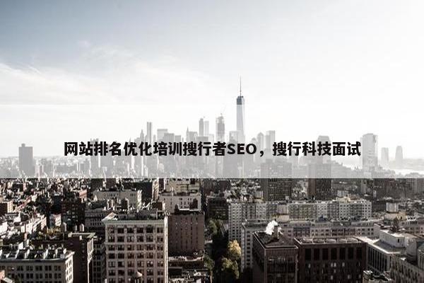 网站排名优化培训搜行者SEO，搜行科技面试