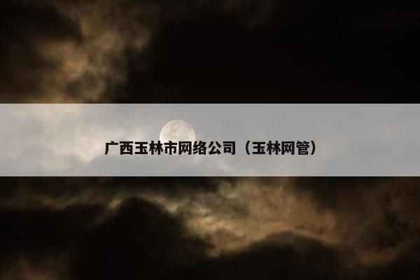 广西玉林市网络公司（玉林网管）