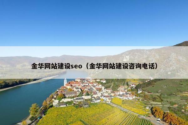 金华网站建设seo（金华网站建设咨询电话）