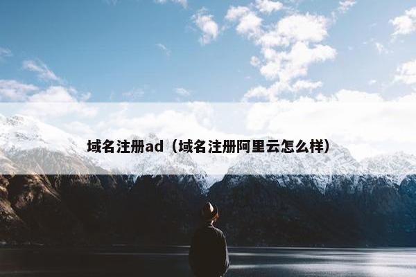 域名注册ad(域名注册阿里云怎么样) 域名注册ad(域名注册阿里云怎么样)