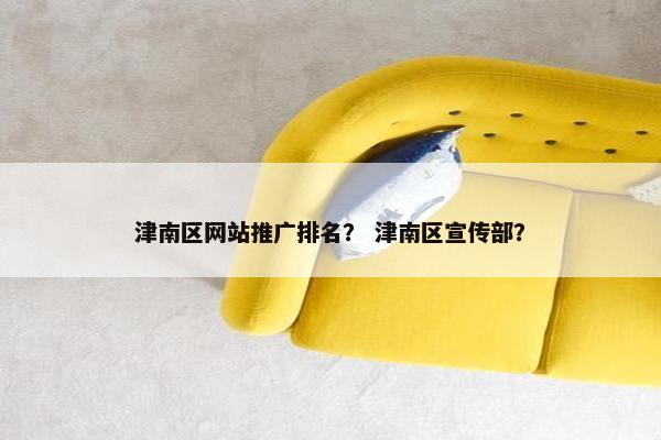 津南区网站推广排名？ 津南区宣传部？