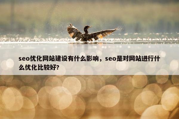 seo优化网站建设有什么影响，seo是对网站进行什么优化比较好?