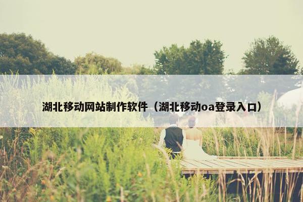 湖北移动网站制作软件（湖北移动oa登录入口）